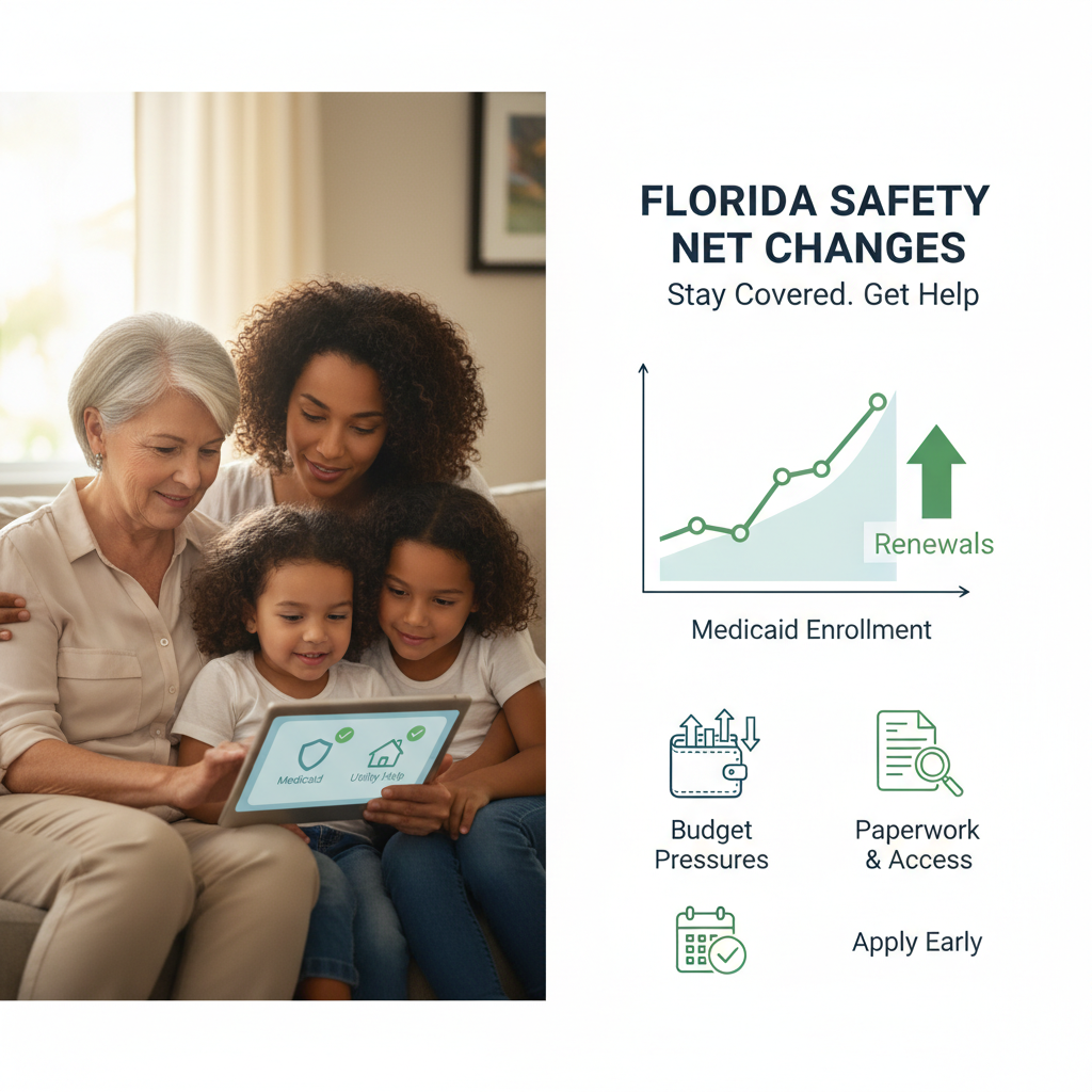 What Florida Families Need to Know Now: Medicaid Enrollment Trends, Homelessness Policy Shifts, and How to Get Help with Utilities and Housing