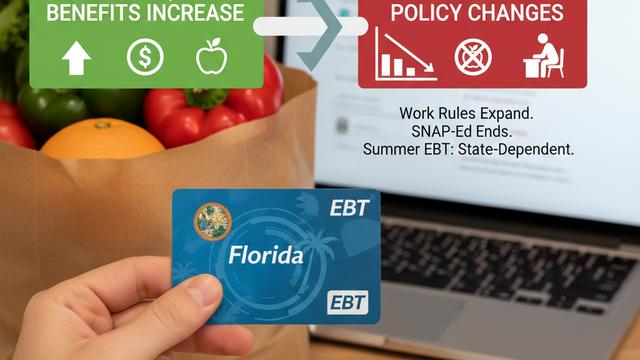 SNAP and EBT in 2025–2026: What Florida Households Need to Know Now (COLA increases, new work rules, Summer EBT, and what to do next)