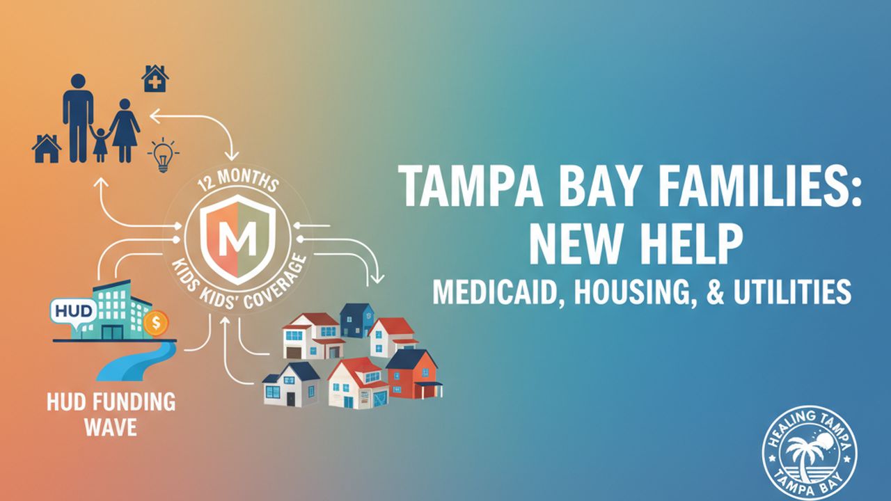 What’s New Now: Medicaid Enrollment, Homeless Services, Utilities, and Housing Assistance That Tampa Bay Families Should Know