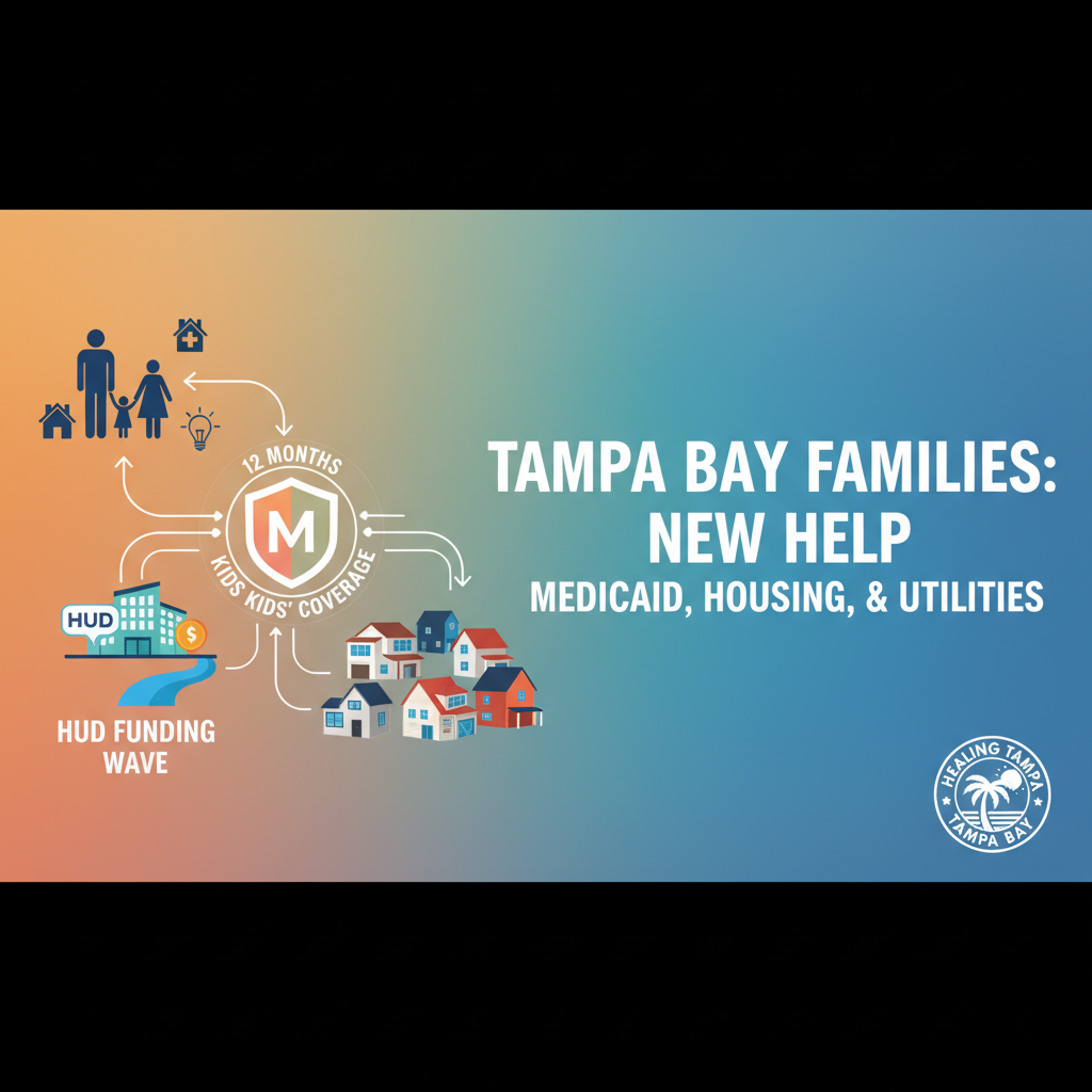 What’s New Now: Medicaid Enrollment, Homeless Services, Utilities, and Housing Assistance That Tampa Bay Families Should Know